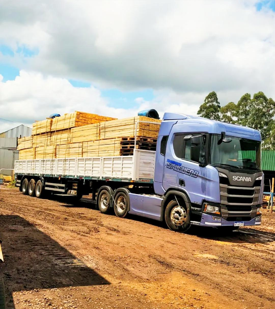 Logística madera aserrada transporte Argentina